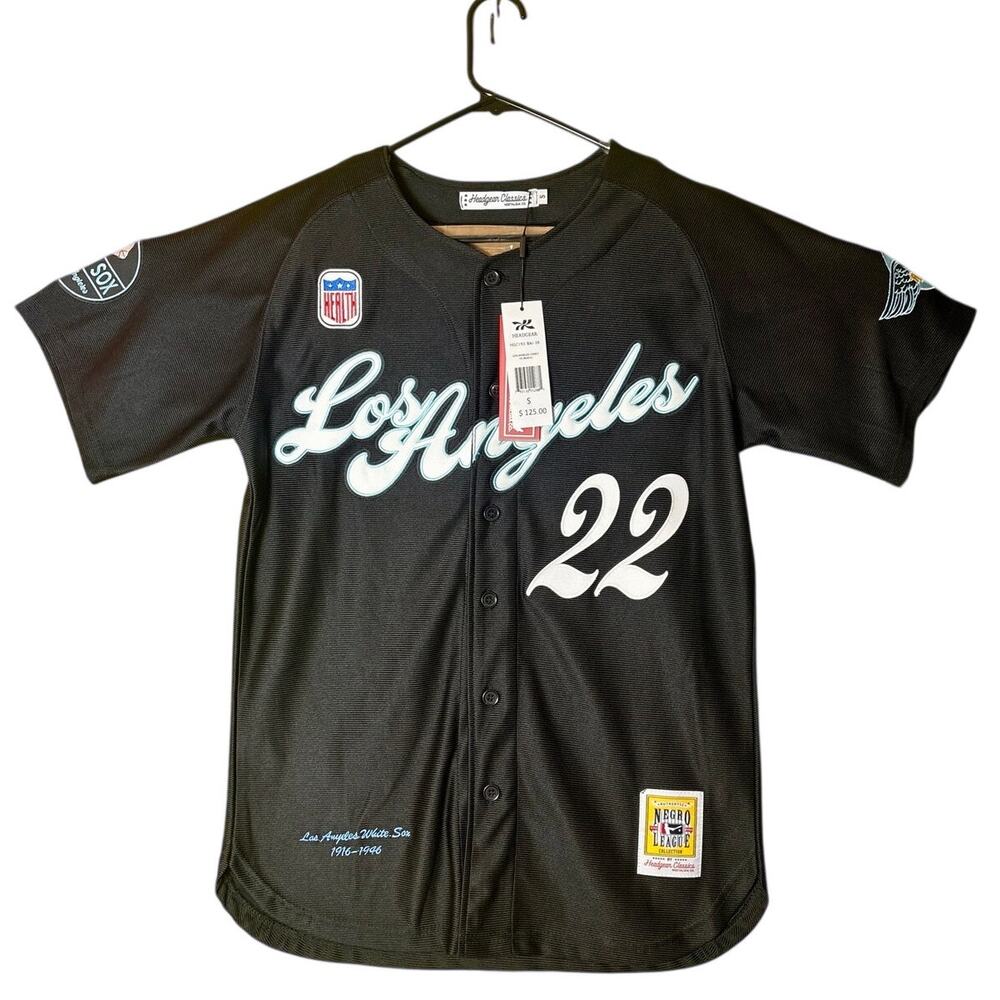 NWT Headgear Classics LA White Sox Throwback Jersey - Small